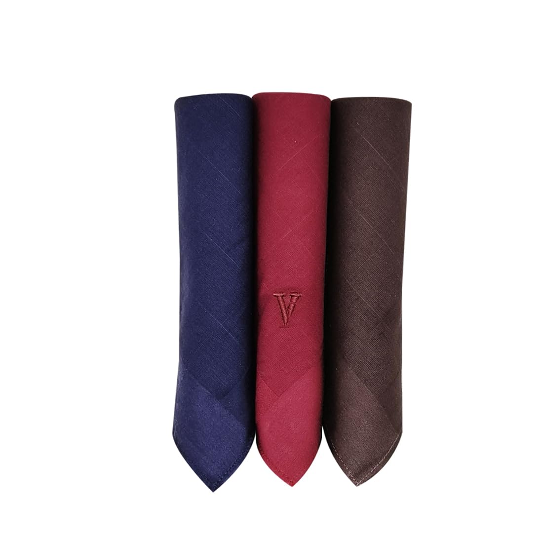 van heusen Men's Cotton Casual Style Handkerchief (Pack Of 3)-picture-36