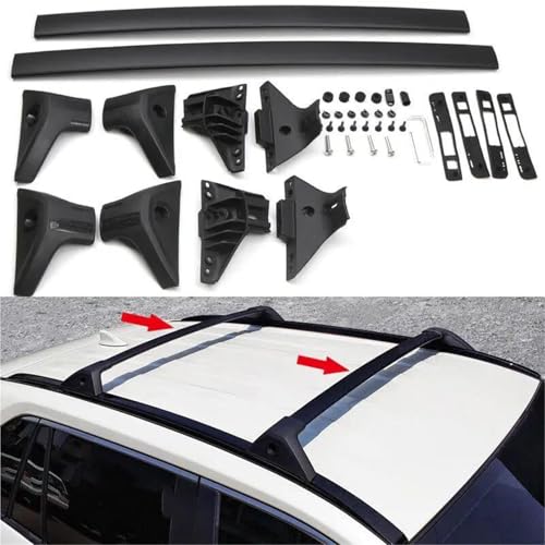 Techo Baca Coche Barras Transversales para Toyota RAV4 2019-2024 Aluminio 2