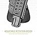 Fobus R1911 Evolution Holster Fits 1911 Pistols With Rail, Right Hand with Paddle, Black
