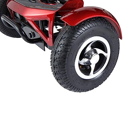 Rubicon Fx5 - High Performance - All Terrain 4 Wheel Foldable Mobility Scooters For Adults And Seniors - Lithium Battery 15 Mile Long Range - 300Lbs Capacity (Model1) #TOP7