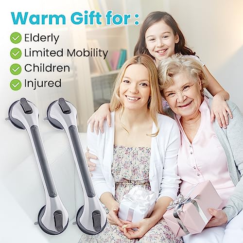 Taili Shower Grab Bar 2 Pack Suction Grab Bars For Bathtubs And Showers, Heavy Duty Shower Handle Removable Shower Handrails For Seniors And Elderly, Bathroom Safety Grip No Drilling Waterproof thumb #7