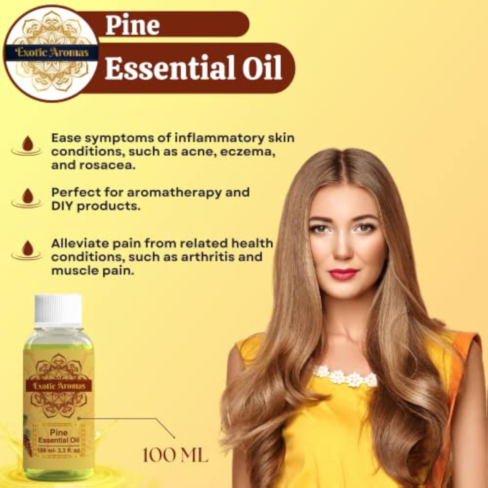 Exotic Aromas Pine Essential Oil, 100ml
