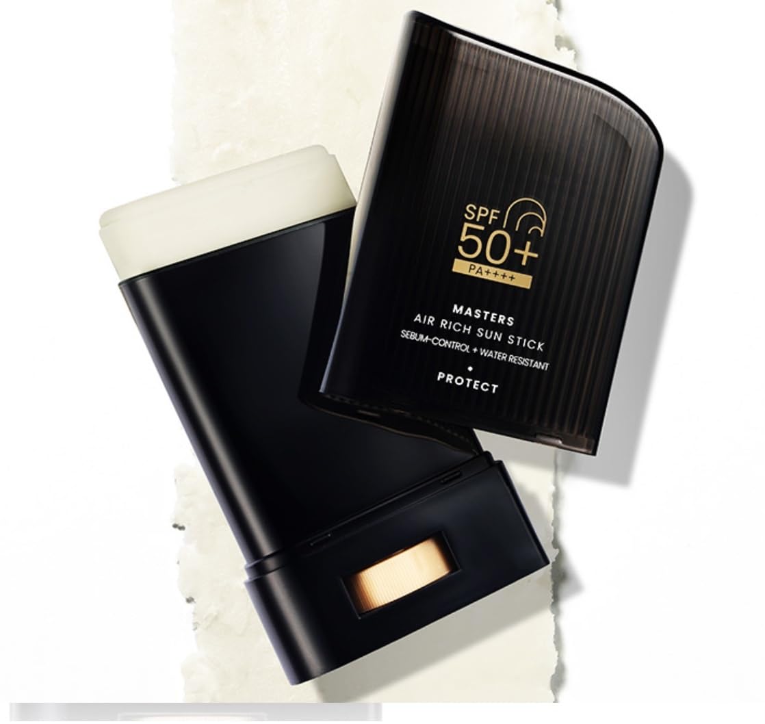 Masters Air Rich Sun Stick SPF50+ PA++++ 22g, Lightweight, Non-Greasy Sun Stick for Face, Water-Resistant, Pack of 1