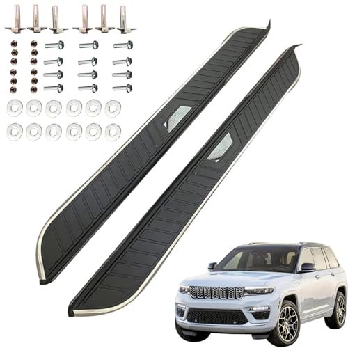 Estribos laterales de aluminio para Grand Cherokee 2022-2025 miniatura 1