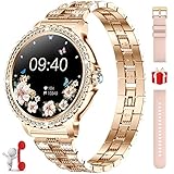 【Nie wieder einen Anruf verpassen】 Wenn Ihre Smartwatch damen erfolgreich mit Ihrem Telefon verbunden ist, können Sie Anrufe direkt von Ihrer Uhr empfangen.