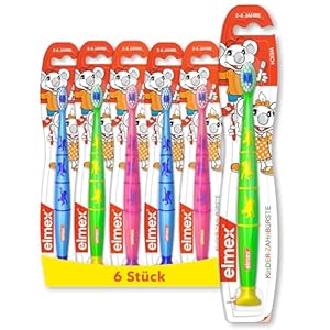 Elmex Kinderzahnbürste 2-6 Jahre, 6er Pack