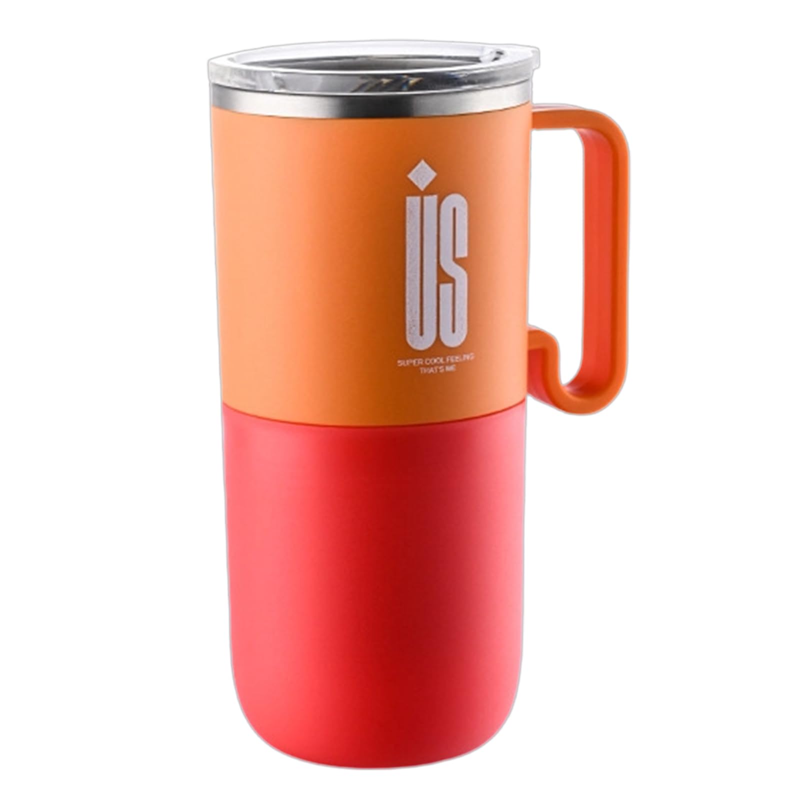NVOQILIN Insulated 600ML Stainless Steel Coffee Cup with Lid Portable Drinkware Perfect for Offices or Outdoor Use Permanent Rustless Glass