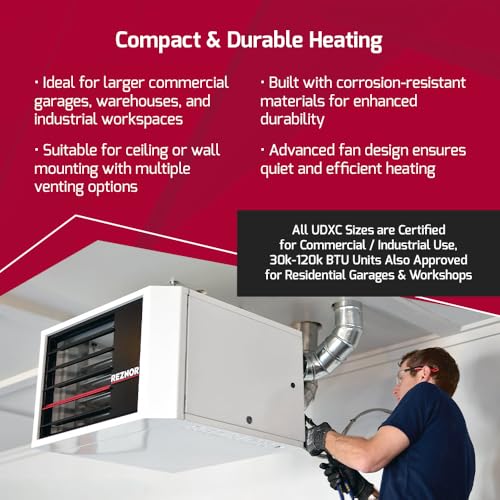 Reznor Garage Heater Build and Features