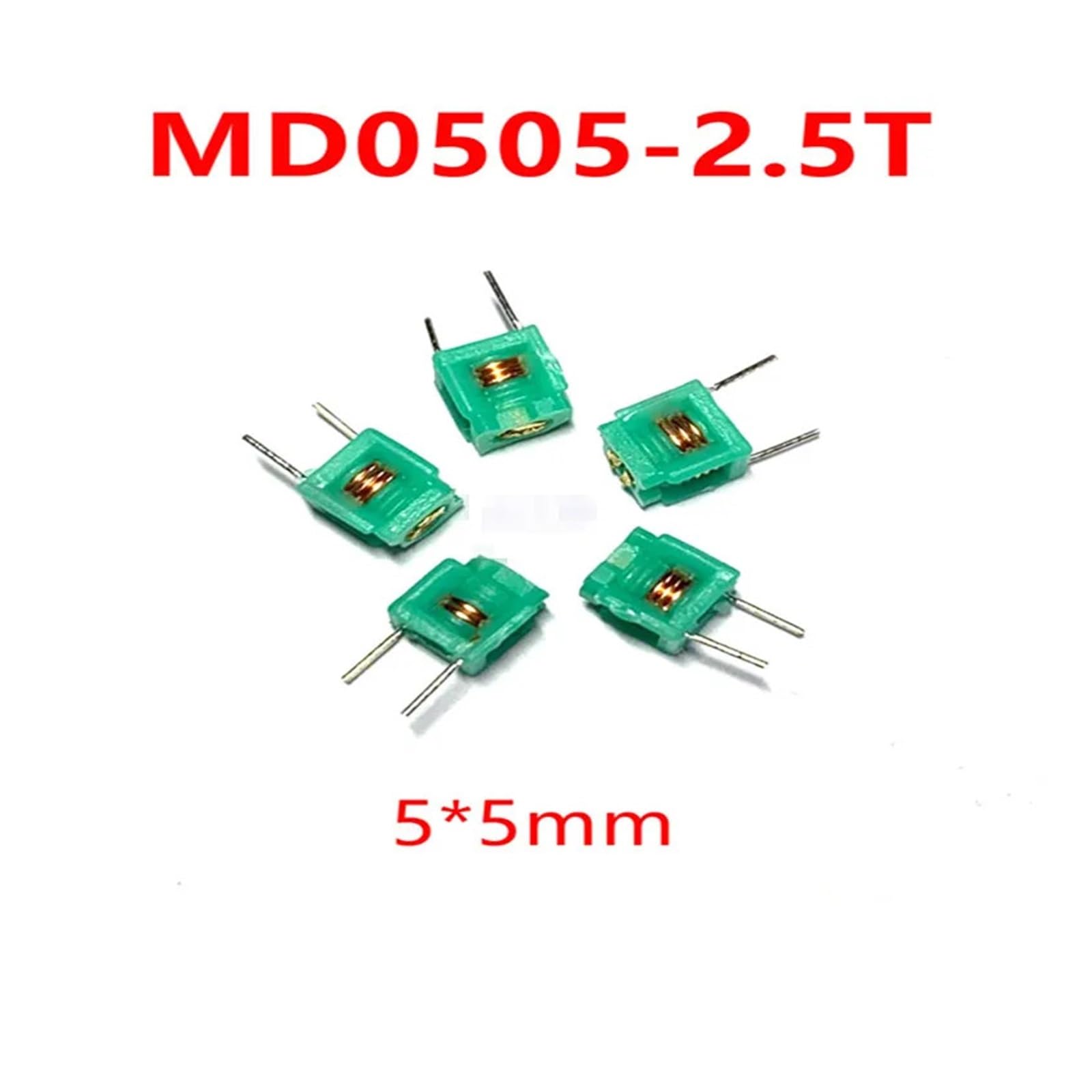 Assortiment d'inducteurs variables de 100 pièces, bobine réglable, 1.5T-5.5T