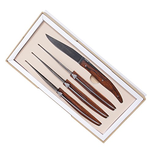 LAGUIOLE - Coffret de 4 couteaux à steak "stonewash"