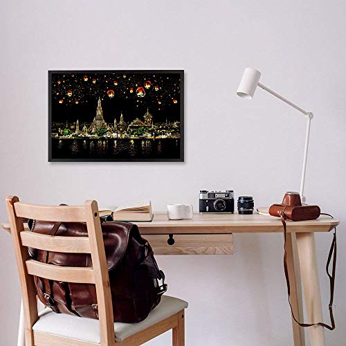 2 Pack Scratch Art Rainbow Painting Paper, Sketch Pad DIY Night View Scratchboard for Kids & Adults, Engraving Art & Craft Set, Scratch Painting Creative Gift, 16'' x 11.2'' (Las Vegas-Chiang Mai) - Thumbnail 5