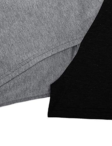 Maternity Clothes Summer,Quinee Latched Mama Nursing Tops For Breastfeeding Patchwork Raglan Short Sleeve Pregnancy Shirts For Women Round Neck Double Layers T-Shirt Black S #TOP4