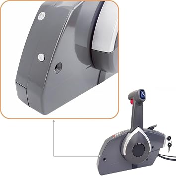 Marine remote control box 5006180 with key switch suitable for Evinrude Johnson OMC BPR outboard engine side mounted Push to open