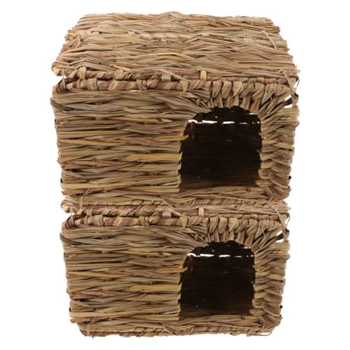 2 Cachettes Herbeuses Pliables pour Lapins et Cochons d'Inde - 2