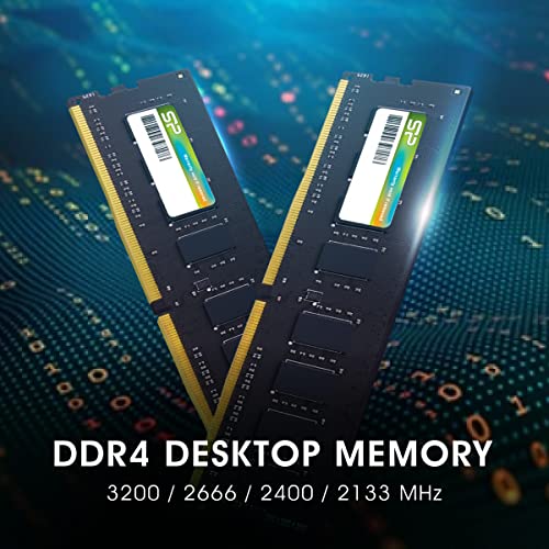Image of Silicon Power DDR4 16GB 3200MHz (PC4-25600) CL22 UDIMM 288-Pin Desktop Computer Memory