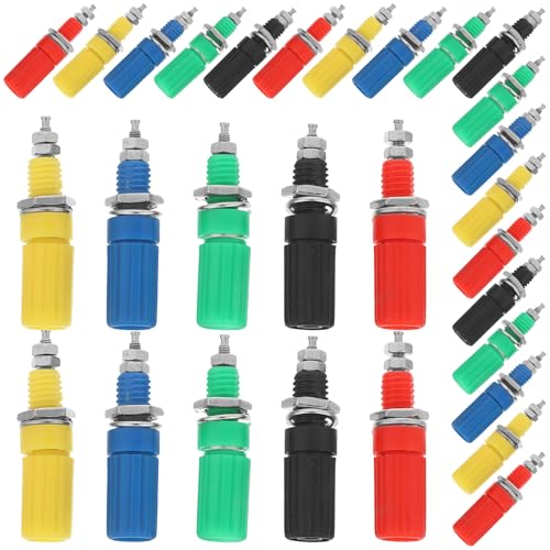 Bornes de connexion audio fiches bananes pour votre home cinéma M3X45Mm