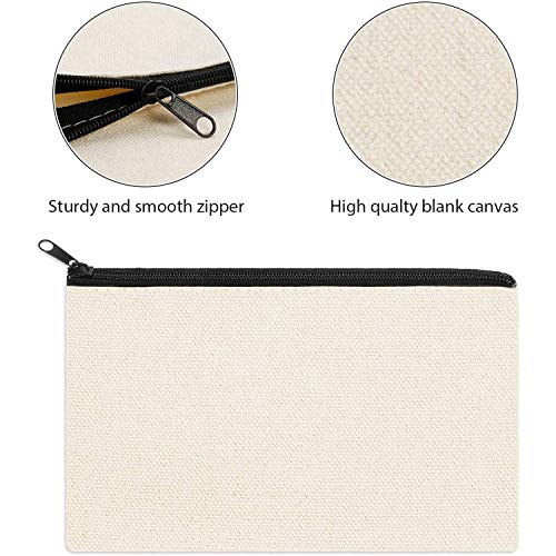 bobotron Canvas make-up tassen canvas rijst sluiting zak potlood etui lege DIY ambachtelijke tassen cosmetica tas voor… - Afbeelding 8