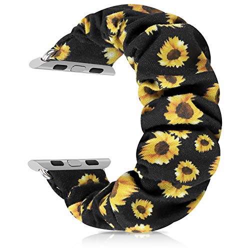 Image of Greatfine Scrunchie Band Compatible with Apple Watch Bands 38mm 40mm 41mm 42mm 44mm 45mm 46mm 49mm Women, Elastic Scrunchie Watch Strap for iWatch Watch Series 11 10 9 8 7 6 5 4 3 2 1 SE 3 2 Ultra 3 2