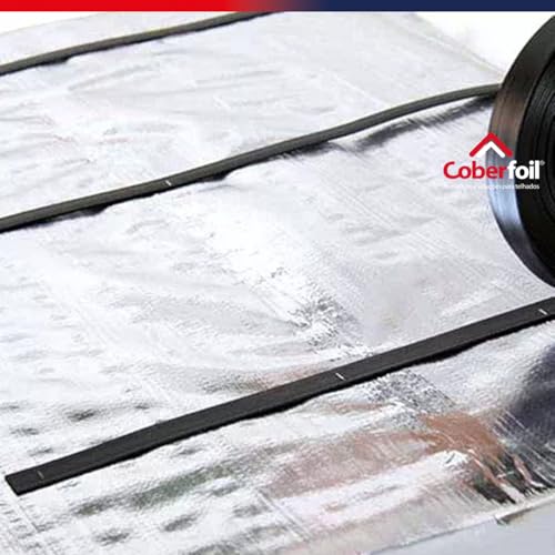 Kit 3 Fixador de Manta Térmica para Telhado 24mmx20m Subcobertura Rolo Fita Fixadora Resistente Mate