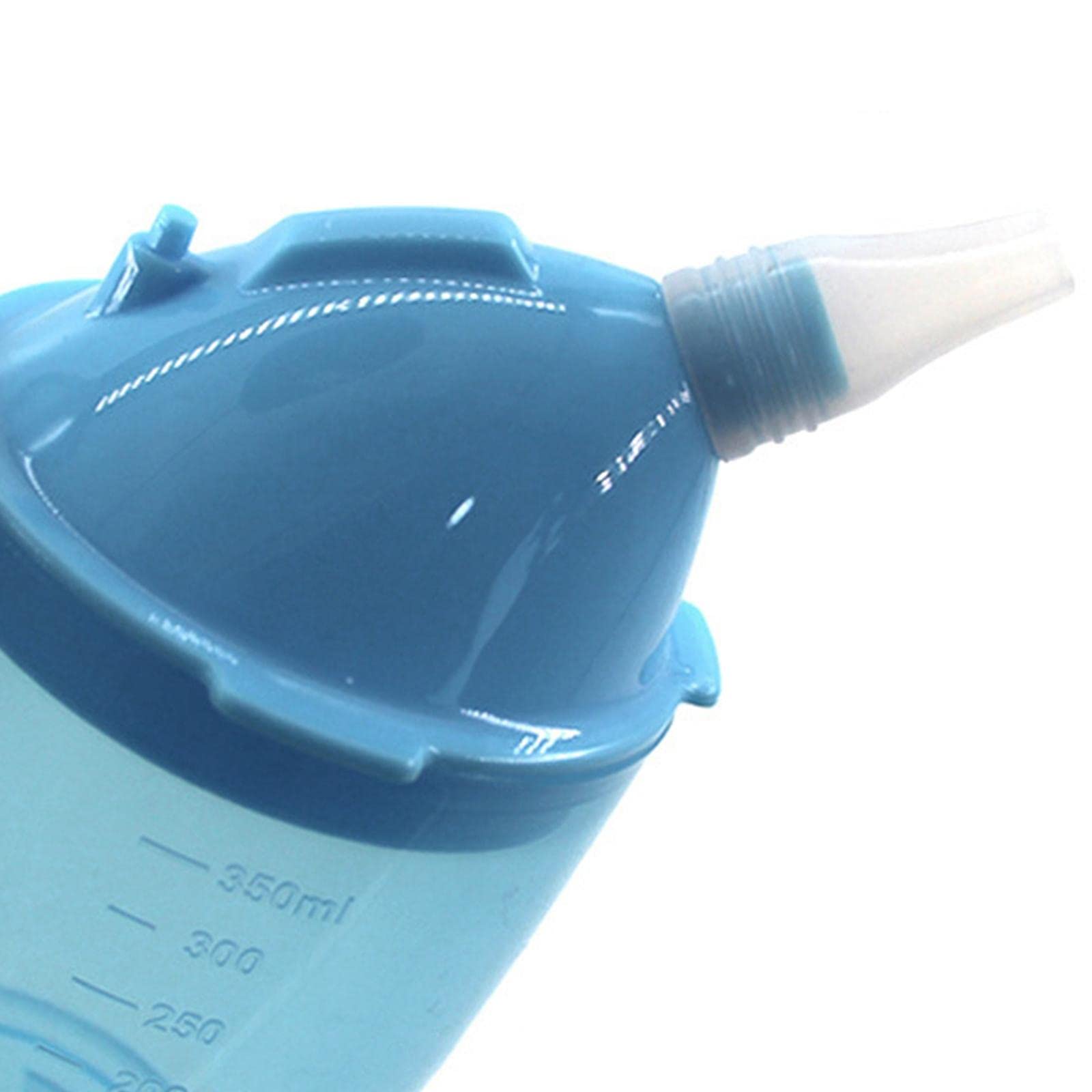 Juego de 5 vasos de paja a prueba de polvo para maternidad, ancianos, discapacitados, color azul