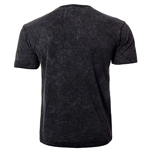 Motörhead Acid Splatter Homme T-Shirt Manches Courtes Noir Regular/Coupe Standard - Les Beatles, Paul McCartney, John Lennon, RIngo Starr, George Harrison Motörhead Acid Splatter Homme T-Shirt Manches Courtes Noir Regular/Coupe Standard – Image 3