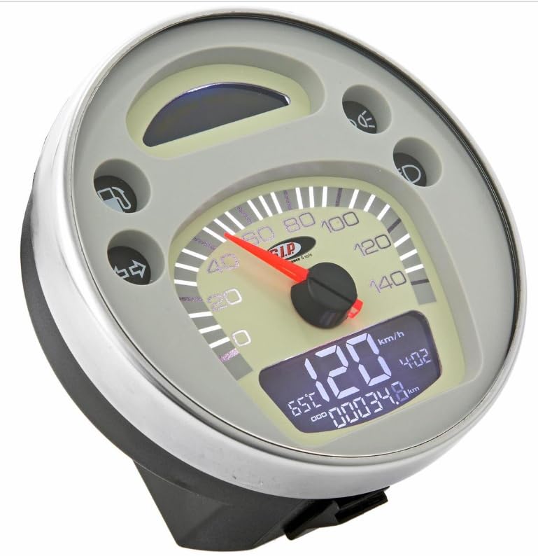 Contachilometri contagiri SIP 50001420 2.0 BIANCO per Vespa 80 125 150 200 PX E arcobaleno