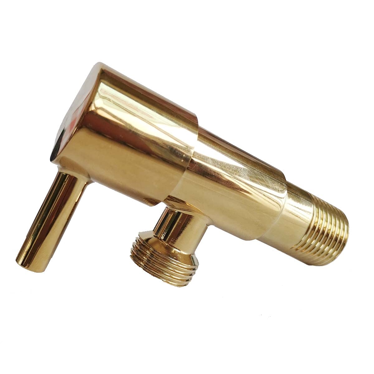 Kupfer-Eckventil, G 1/2 Zoll, Gold-Eckventil, Kupfer-Wc-Dreieck-Warmwasserbereiterventile, Kücheneinlasswasser, Messing-Badezimmer-Eckabsperrventil