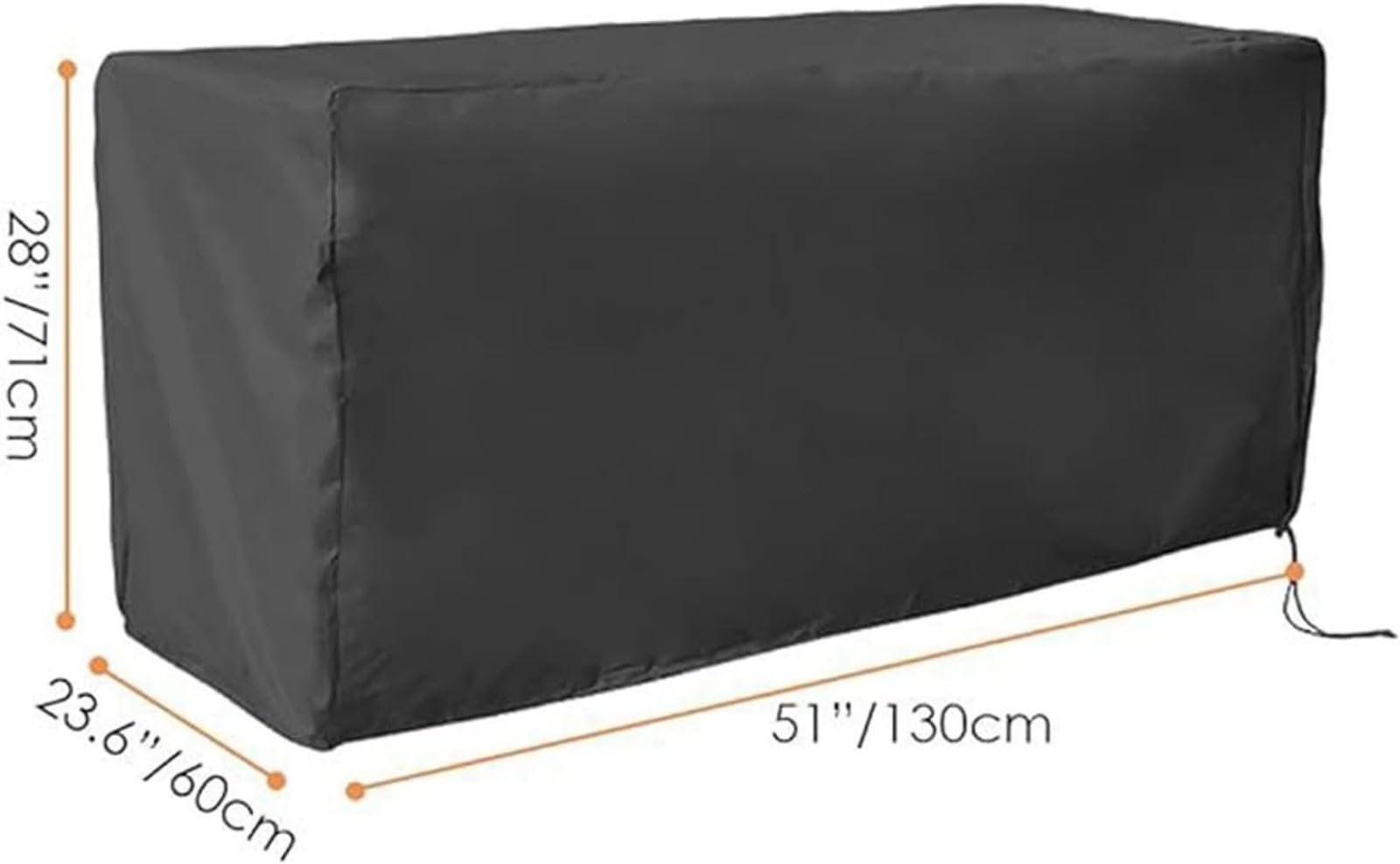 Garten Kissentruhe Allzwecktruhe Kissenbox Abdeckung Auflagenbox Schutzhülle Gartenbox Abdeckplane Gartentruhe Schutzplane Abdeckhaube 100 Wasserdicht UV Sowie