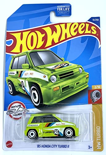Hot Wheels Honda City Turbo 2022 - '85 - 13/250 [Verde] - HW Turbo 2/10