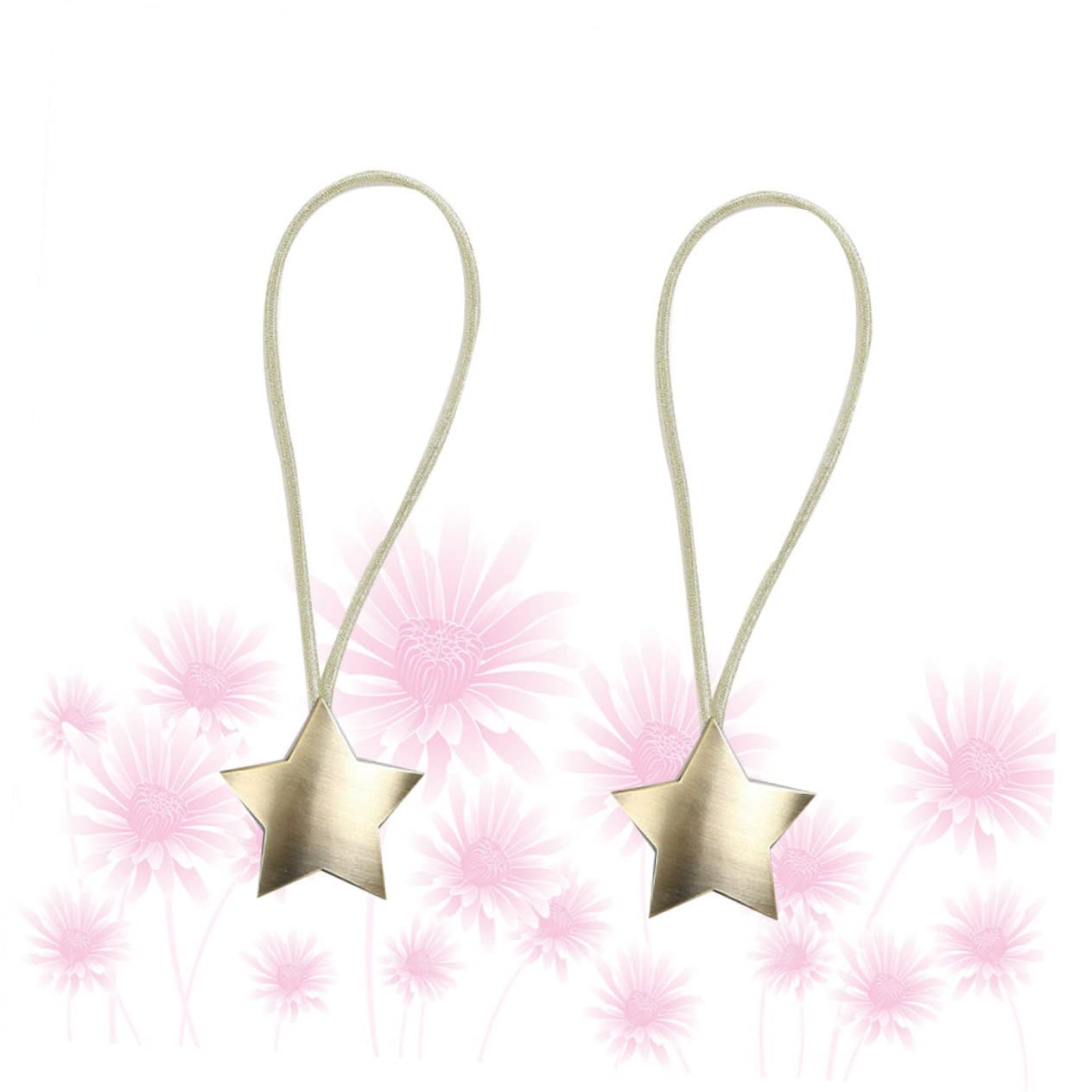 ABOOFAN 4 Pièces Embrasses De Rideau Boucle De Rideau Magnétique Crochet De Traction Supports De Draperies Magnétiques Support Magnétique Accessoires De Crochets De De