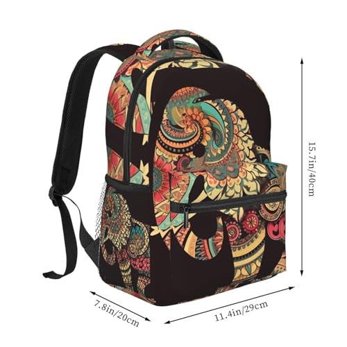 Sac de travail léger avec compartiment PC portable et design éléphant original