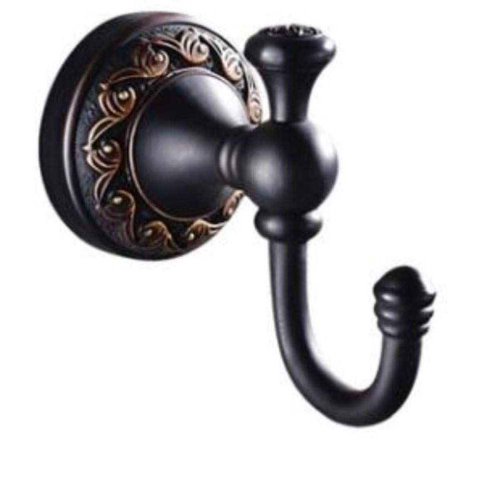 Haczyki, haczyki samoprzylepne, haczyk retro, haczyka do szlabków zabytkowe haczyki szczotkowane szczotkowane mosiężne ręcznik (Color : B, Size : One size)