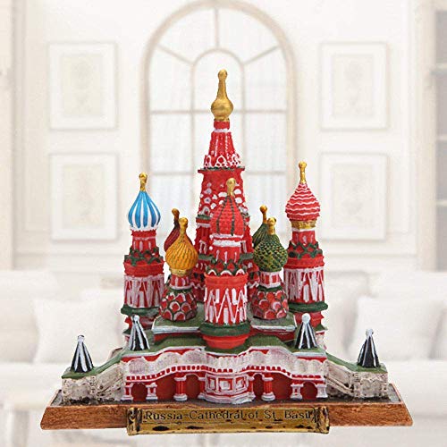 Église russe Vasily en résine : statue de sculpture décorative - 7