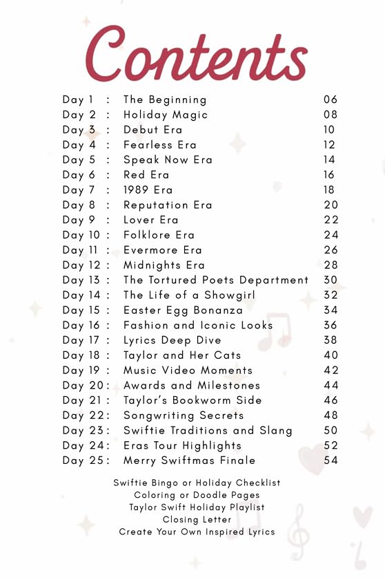 Image of Taylor Swift Advent Calendar: 25 Days of Surprises, Fun Facts, and Holiday Cheer for Swifties