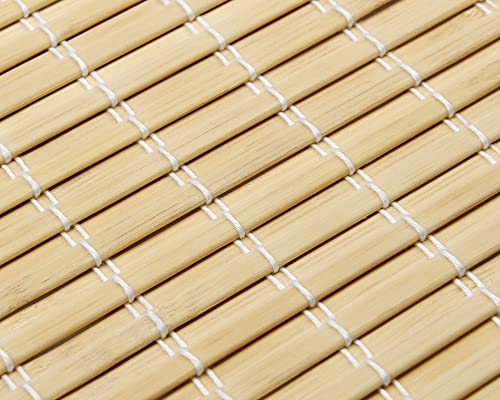 Lazblinds Cordless Bamboo Roman Shades, Privacy Window Treatment, Roll Up Bamboo Blinds For Window 34'' W X 60'' H #TOP3