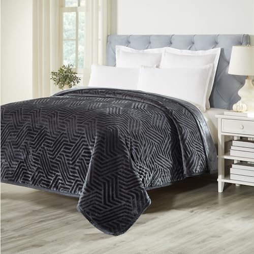 Image of MYTRIDENT Blanket for Winter Double Size, Home Essential Euphoric Tales Collection, 340 GSM Blanket Double - Iris