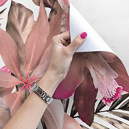 Papier Peint Tropical Repositionnable | Sticker Mural Sans Colle Coloray - 4