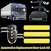 Power Central Locking System 24V DC, Auto Remote Control Vehicle Keyless Entry System for Truck 2 Doors, Automotive Replacement Door Lock Kit Motors with Lock, Unlock, Truck Search #3
