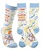 Novelty Funky Womens Crew Socks Primitives by Kathy - Guardian Angel