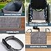 Catheter Wheelchair Bag, Catheter Bag Covers, Urine Drainage & Infusion Bags Leak-Proof Oxford Fabric Holder Under Wheelchair, Wheelchair Bags with Sealed Design 13.8 x10.6 inches (Gray)