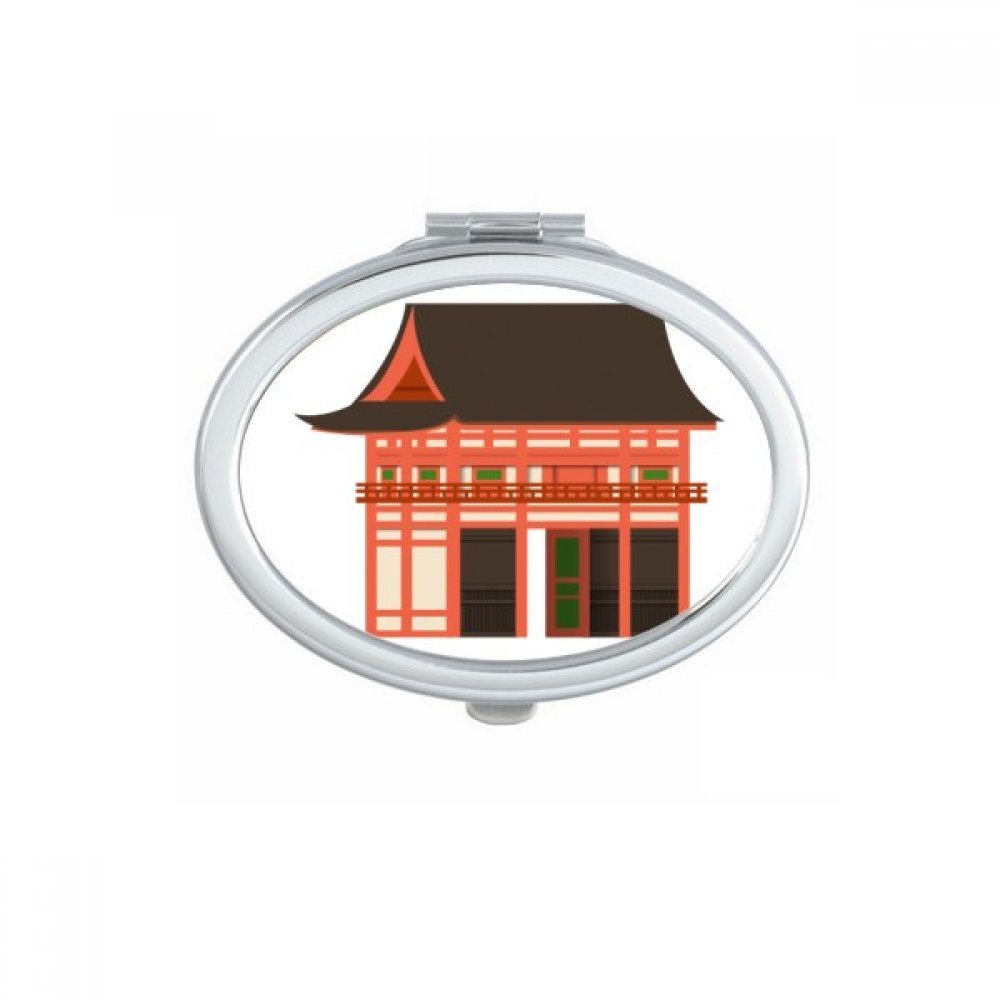 Miroir mignon japonais portable petit cadeau oval pour faire plaisir aux proches en voyage
