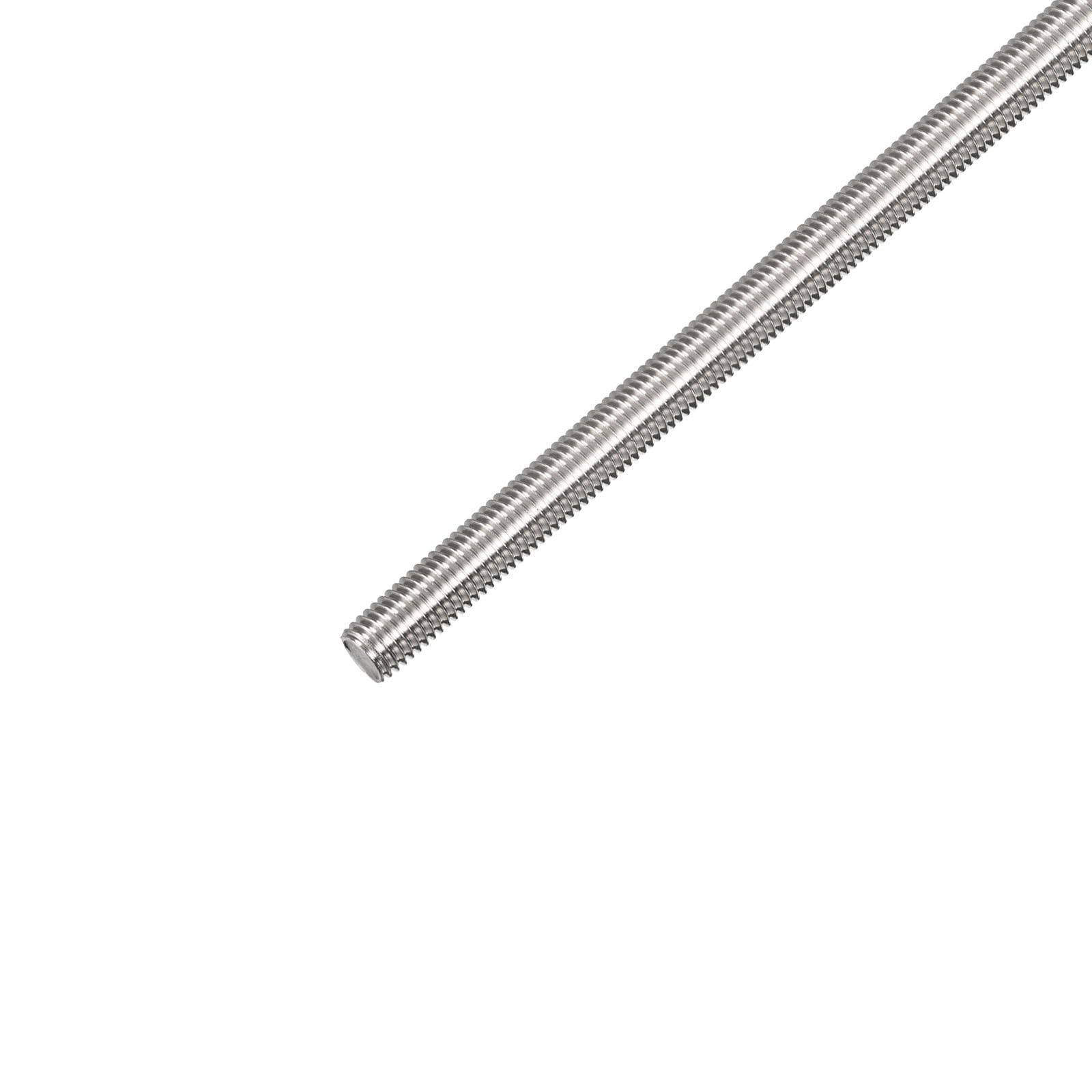 304 Stainless Steel Threaded Rods - 10" Length -6
