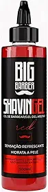 Shaving Gel Barbear Bisnaga Big Barber Red 300ml Profissional