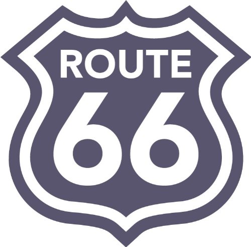 Route 66 Will Rogers Highway Road Sign Bumper Sticker Vinyl Art Decal for Car Truck Van Window Bike Laptop