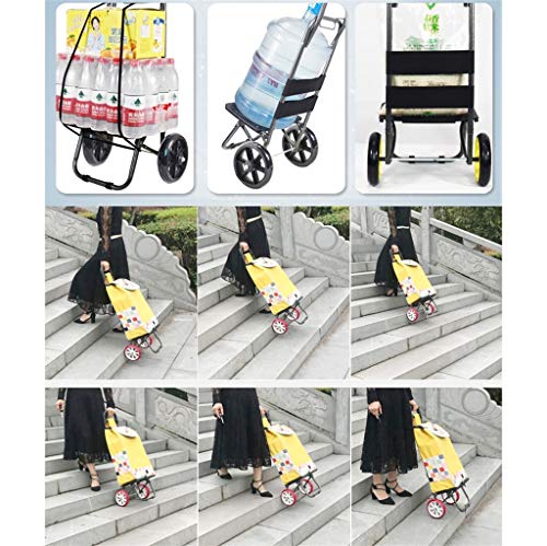 Wiederverwendbare Einkaufstasche/Einkaufswagen, Falten Wasserdicht Abnehmbare Tasche Tragbar Einkaufstrolley (Farbe… – Bild 5