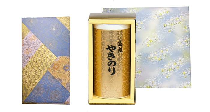 Amazon | 【高級 ギフト】焼き海苔 ゴールド缶 箱入り 8切208枚入り×2