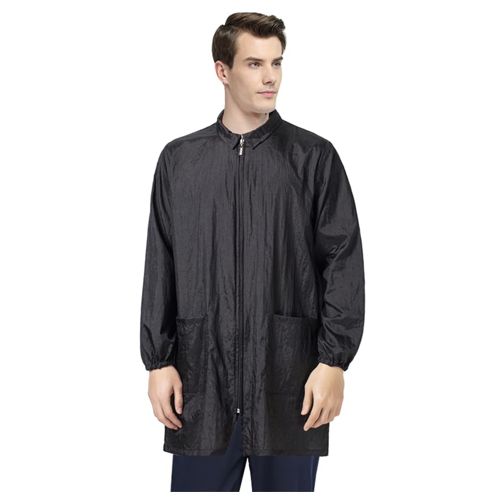 TOPTIE Hair Grooming Long Sleeve Jacket, Haircut Cape Smock for Nail SPA Salon-image-13