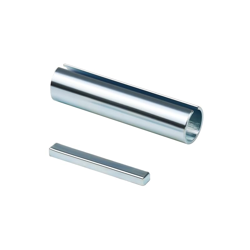Adaptador de bucha para virabrequim de 15,88 mm para 19,05 mm, 76,2 mm de comprimento, rasgo para chaveta de 4,76 mm, MXSAG