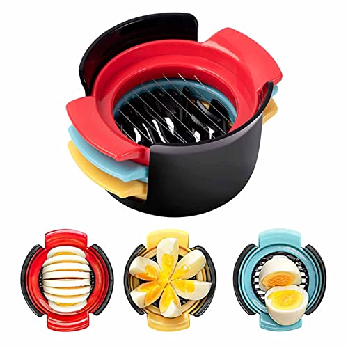 AFFO Eierschneider, 3 in 1 Eierteiler Eierteiler für hartgekochte Eier,...