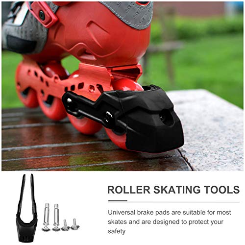 CLISPEED Pastilhas de Freio para Patins Inline Patins Inline Freios Bloqueiam Acessórios para Patins